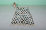 Handmade moroccan rug 3.4 X 6.5 Feet - berber runner rug