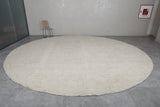 Custom-rounded Moroccan rug - wool rug - Handmade rug