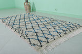 Handmade moroccan rug 3.4 X 6.5 Feet - berber runner rug