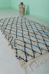 Handmade moroccan rug 3.4 X 6.5 Feet - berber runner rug