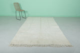 Beni Ourain Moroccan Rug - 5.2 x 8.4 Feet | Handwoven Wool in Minimalist Style