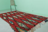 Moroccan rug 4.4 X 8.5 Feet - Boucherouite Rugs