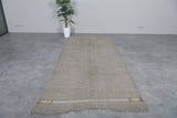 Brown Flat Woven Kilim Rug 4.6 X 10.8 Feet