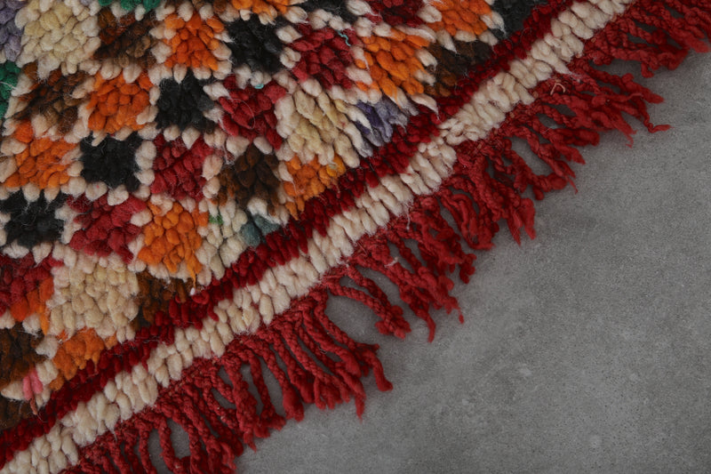 Handmade Moroccan Rug - 3.4 x 4.7 ft | Vibrant Berber Style