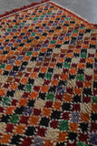 Handmade moroccan rug 3.4 x 4.7 Feet