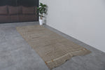 Brown Flat Woven Kilim Rug 4.6 X 10.8 Feet