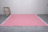 Handwoven Moroccan rug - Pink Kilim rug