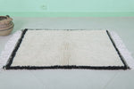 Beni Ourain Moroccan Rug - 2.1 x 3.6 Feet | Handcrafted Wool Rug