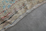 Vintage handmade runner rug 3.3 FT X 7.6 FT