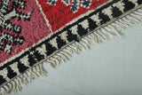 Moroccan berber rug 3.4 X 6.5 Feet - Boucherouite Rugs