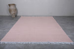 Moroccan Kilim Rug Pink - Hand Woven Rug - Custom Rug