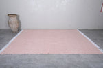 Moroccan Kilim Rug Pink - Hand Woven Rug - Custom Rug