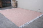 Moroccan Kilim Rug Pink - Hand Woven Rug - Custom Rug