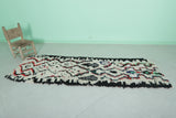 Handmade Moroccan Berber Rug | 2.4 X 7.9 Feet