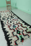 Handmade Moroccan Berber Rug | 2.4 X 7.9 Feet