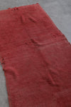 Red Berber Rug 3.4 X 7.4 Feet