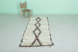 Moroccan Berber Rug - Diamond Pattern | 2.4 X 5.7 Feet