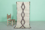 Moroccan Berber Rug - Diamond Pattern | 2.4 X 5.7 Feet