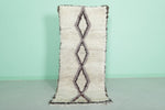 Moroccan Berber Rug - Diamond Pattern | 2.4 X 5.7 Feet