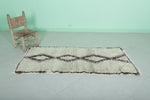 Moroccan Berber Rug - Diamond Pattern | 2.4 X 5.7 Feet