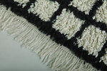 handmade berber rug 4.6 FT X 6.2 Feet - striped rug