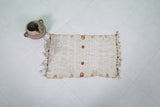 Moroccan handwoven berber kilim 1.9 FT X 2.9 FT