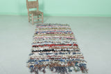 Handcrafted Moroccan Berber Rug - 2.7 X 5.3 Feet