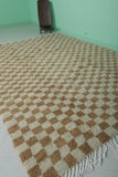 Beni ourain rug 8.1 X 10.5 Feet - Checkered rug