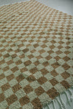 Beni ourain rug 8.1 X 10.5 Feet - Checkered rug