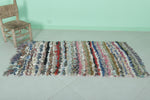 Handcrafted Moroccan Berber Rug - 2.7 X 5.3 Feet