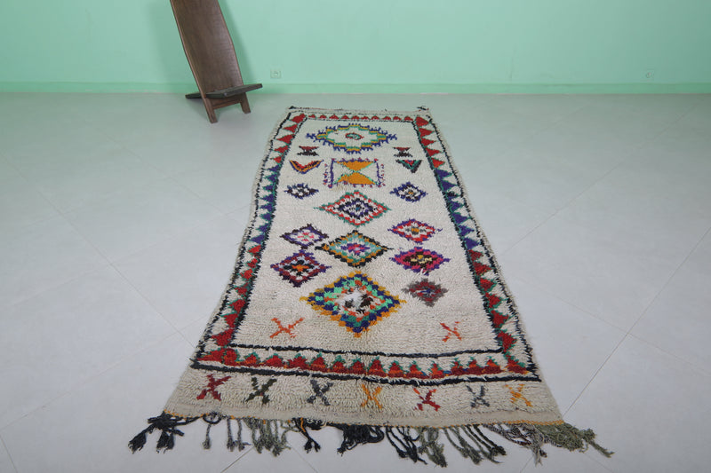 Runner Azilal Rug - 3.8 x 9 ft | Unique Moroccan Handmade Rug