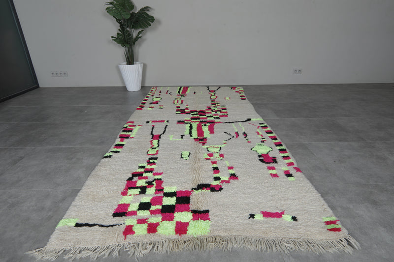 Handmade wool rug 5 FT X 10.3 FT