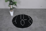 Round moroccan rug - feet rug