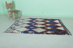 Moroccan berber rug 3.3 X 5.2 Feet - Boucherouite Rugs