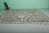 Moroccan Beni Ourain Rug - 10.3 x 9.9 Ft | Beige Handwoven Luxury