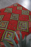 moroccan wool rug 5.6 FT X 6.1 FT - 