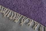 Purple Moroccan rug - Custom Berber area rug