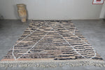 Beni Ourain Moroccan Rug - 8.3 x 11.9 ft | Handwoven Modern Design