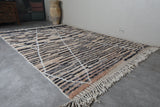 Beni Ourain Moroccan Rug - 8.3 x 11.9 ft | Handwoven Modern Design