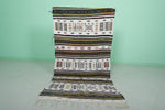 Moroccan berber handwoven kilim 3.2 X 6.3 Feet