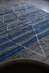Handmade Moroccan rug 9 X 11.8 Feet