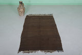 Moroccan berber handwoven kilim rug  2.8 FT X 4.9 FT