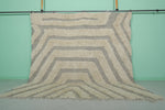 Square Moroccan Rug - 9 x 9 FT | Handwoven Wool Rug with Geometric Pattern