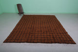 Handmade Grid rug 8.1 FT X 10.1 FT - 