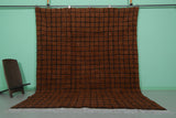 Handmade Grid rug 8.1 FT X 10.1 FT - 