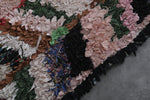 Colorful Boucherouite Runner Rug shag 2.2 FT X 5.7 FT