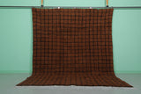 Handmade Grid rug 8.1 FT X 10.1 FT - 