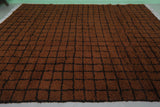 Handmade Grid rug 8.1 FT X 10.1 FT - 