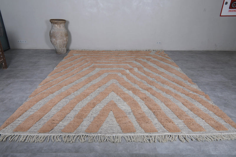 Custom Berber rug Peach - Handmade Beni ourain rug - Morocco rug - custom moroccan rugs