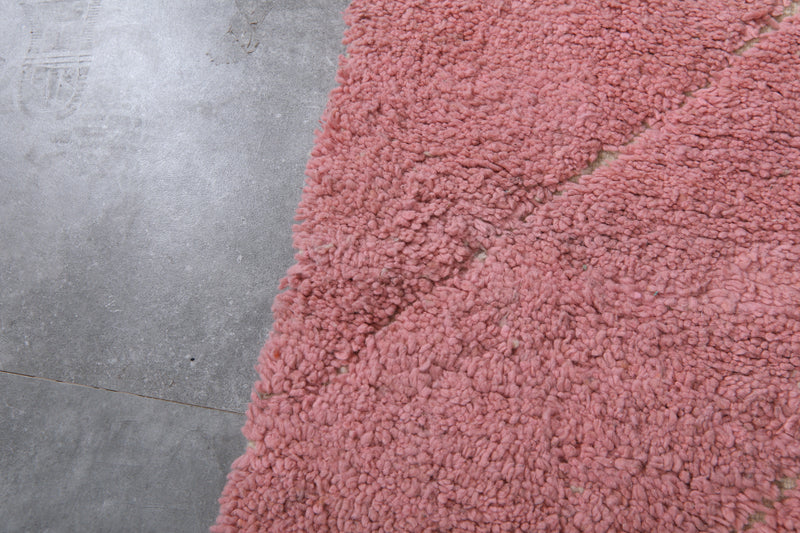 Pink Moroccan Rug - 11.4 x 11.6 ft | Handwoven Statement Piece